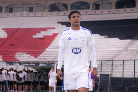 Ivanilson durante jogo do Sub-20 do Cruzeiro