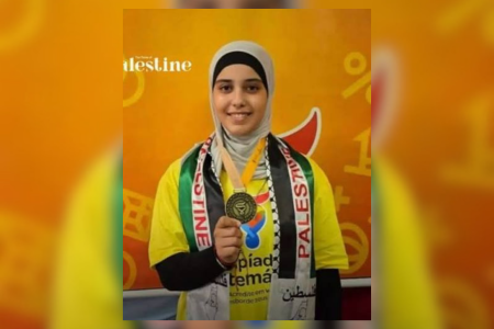 Tala é palestina e chegou ao Brasil com a família após precisarem fugir dos conflitos em seu país