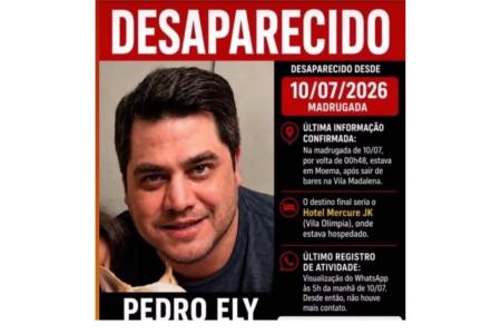 Pedro Ely estava desaparecido desde a última sexta-feira (10) • Reprodução/Redes Sociais