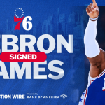 Philadelphia 76ers oficializa LeBron James e define número de camisa