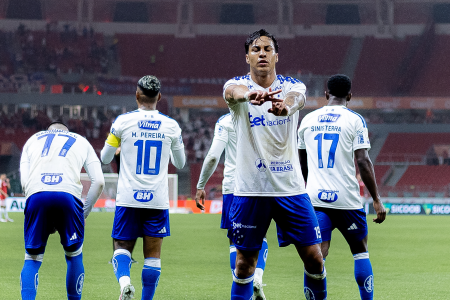Kaio Jorge fez o 13º gol na temporada pelo Cruzeiro • Lucas Bubols/Cruzeiro