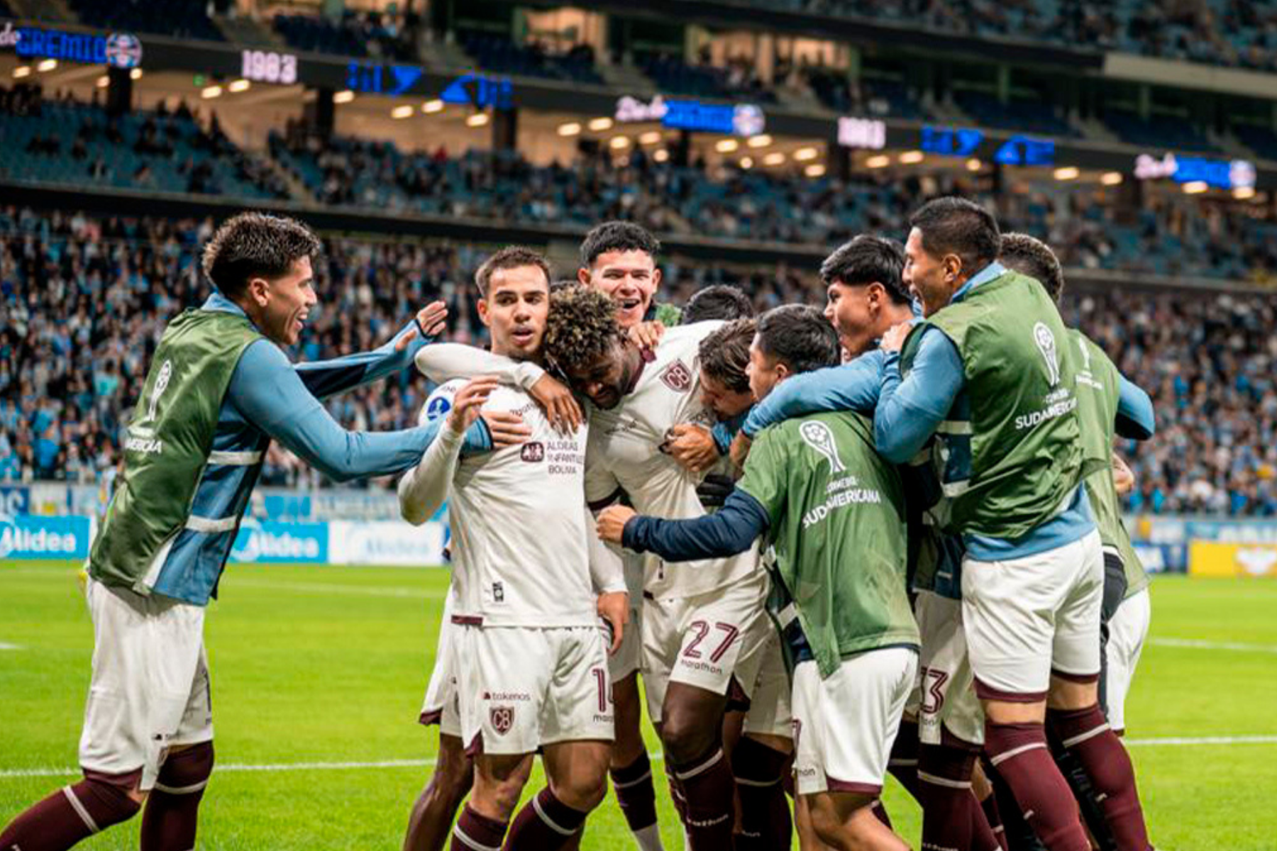 Grêmio perde em casa para Bolívar e é eliminado nos playoffs da Sul-Americana