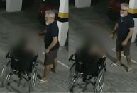 Pai é filmado agredindo filho cadeirante com socos em condomínio em João Pessoa