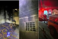 Policiais salvam mulher desacordada de casa incendiada por homem em Bambuí-MG