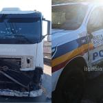 Caminhoneiro é baleado pela PM após série de batidas no Anel Rodoviário, em BH