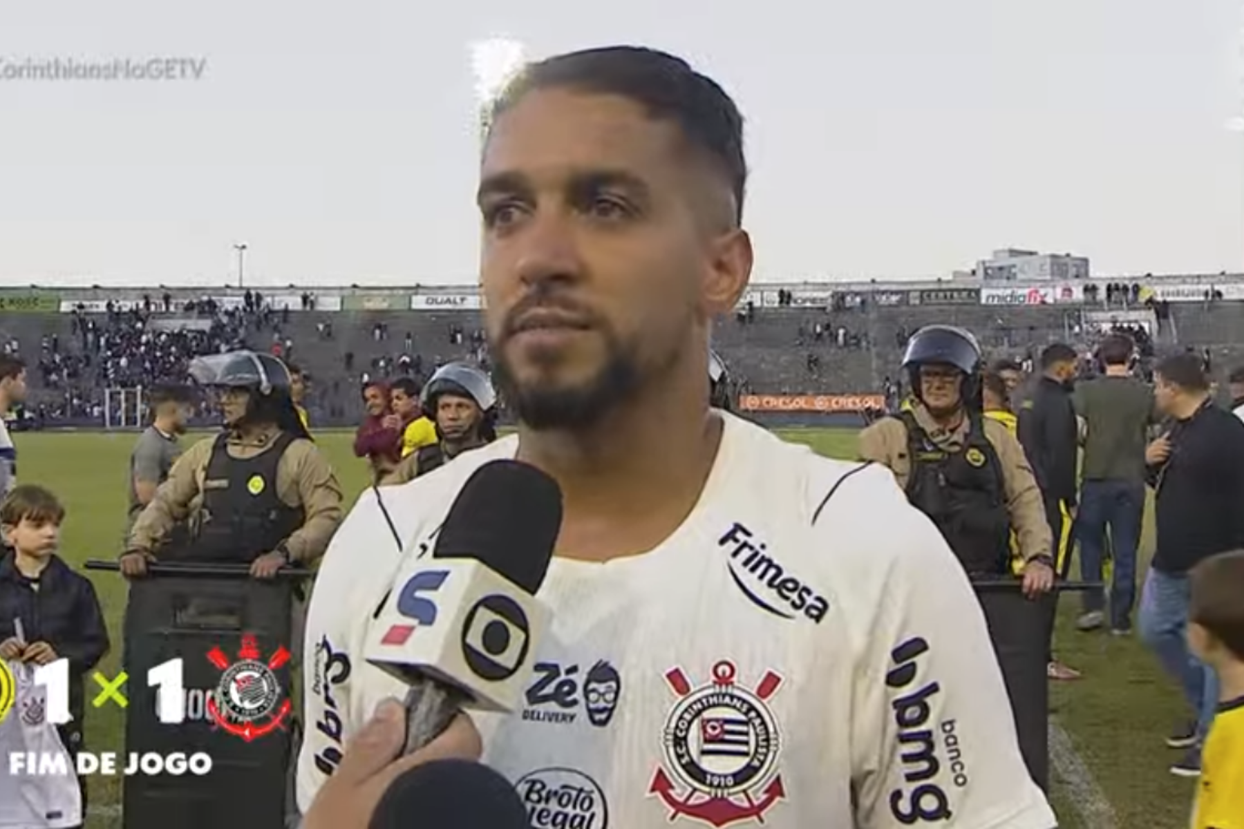 Matheus Pereira é direto sobre empate do Corinthians em amistoso: 'Não é desculpa'