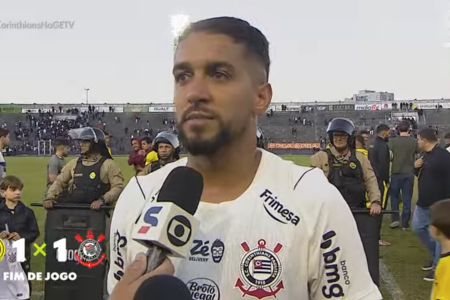 Matheus Pereira, autor do gol do Corinthians sobre o Cascavel