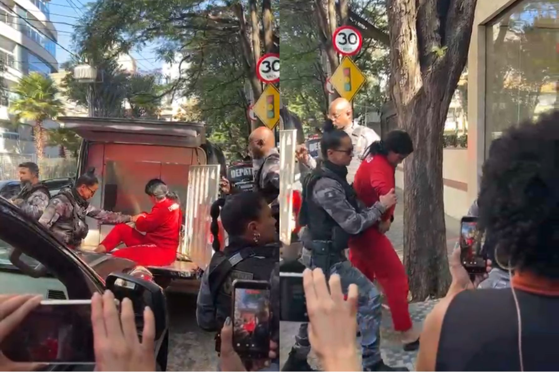 Veja momento em que diarista que confessou matar casal de idosos chega na cena do crime em BH