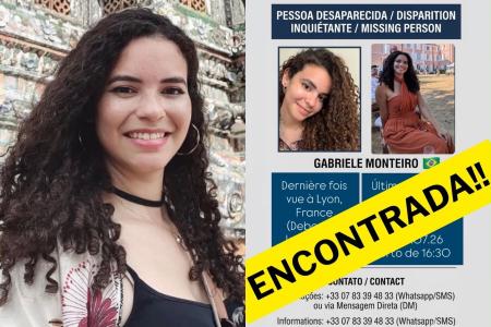 Engenheira brasileira que estava desaparecida na França é encontrada após 5 dias