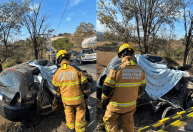 Duas pessoas morrem após carro bater em poste no interior de Minas