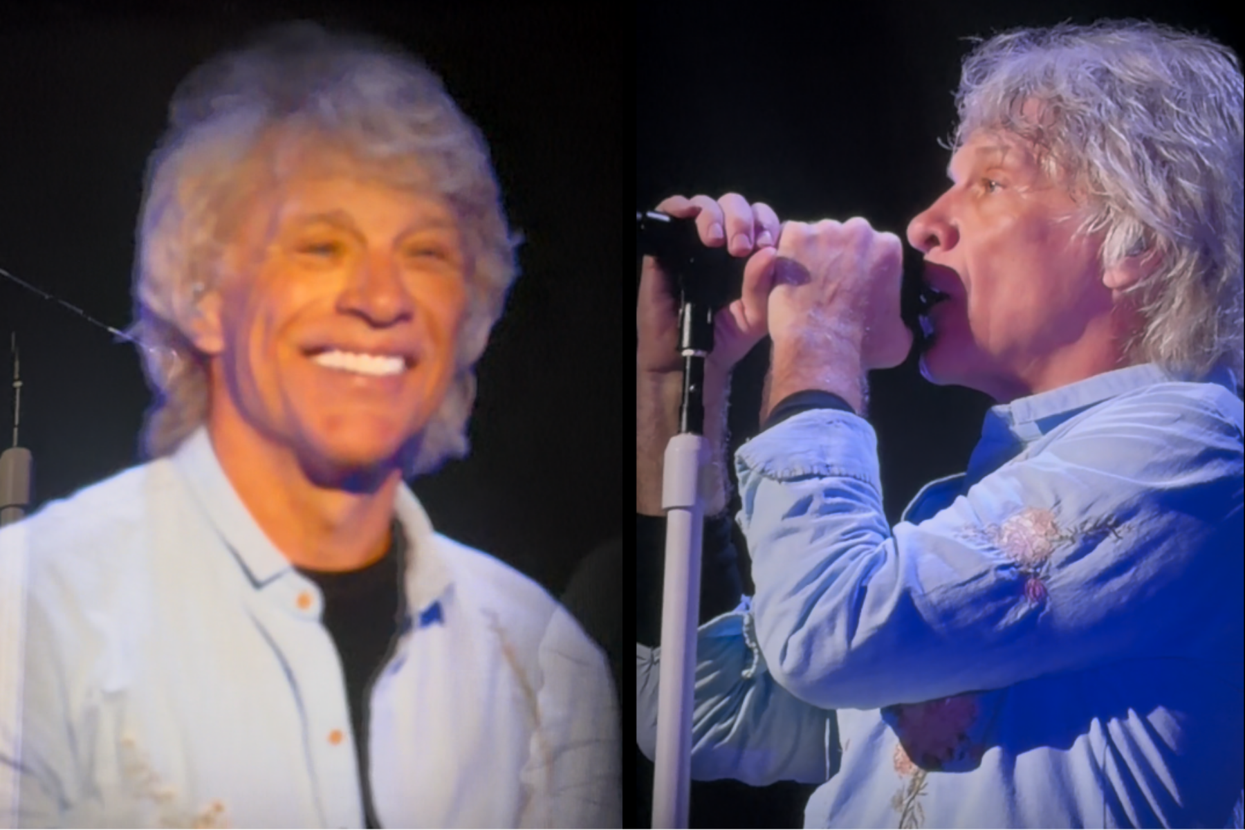 Ele está de volta! Veja imagens do retorno de Jon Bon Jovi aos palcos após cirurgia nas cordas