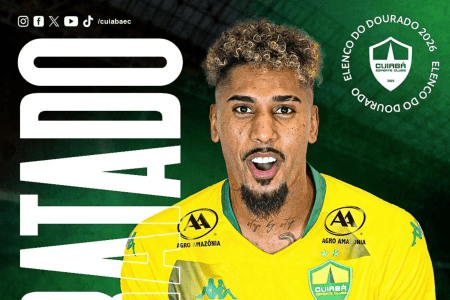 Fábio Gomes, ex-Atlético, foi anunciado como reforço do Cuiabá