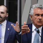 Eduardo e Caiado trocam farpas sobre 'green card' concedido pelo governo Trump