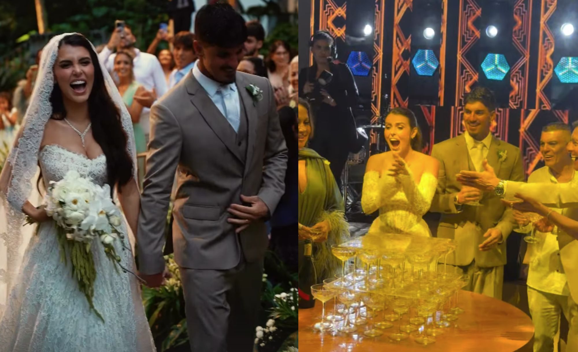 Casamento de Isabella Arantes e Medina é marcado por 'sinal' inesperado