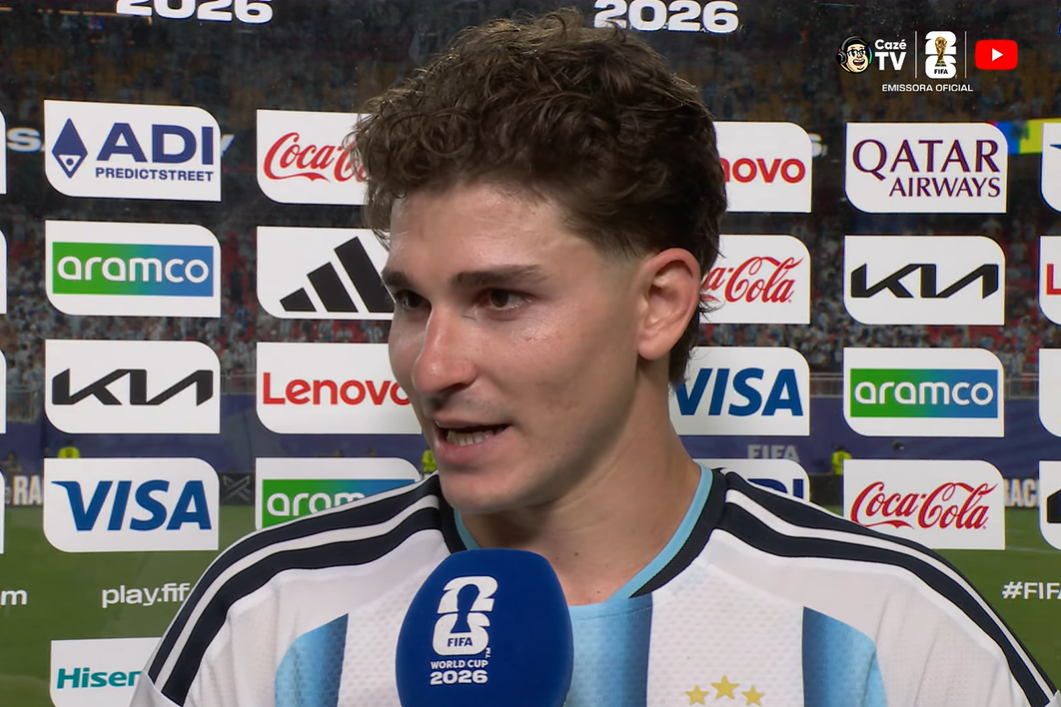 Veja o que disse Julián Álvarez após a vitória da Argentina sobre a Suíça na Copa