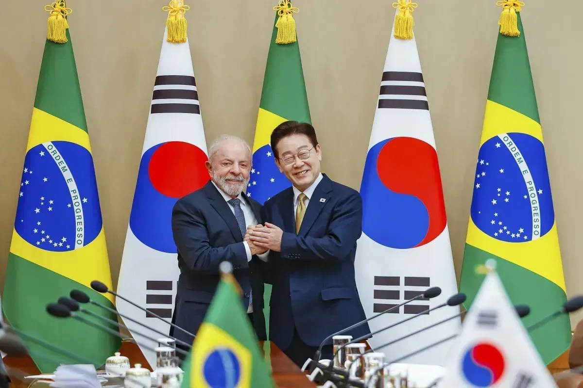 Lula recebe presidente da Coreia do Sul para destravar acordo com Mercosul