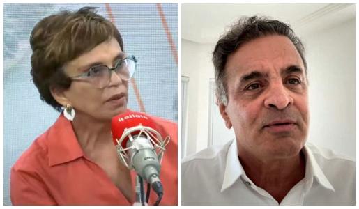 Marília Campos e Aécio Neves