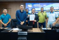 Professor Marcos Rogério toma posse como vereador em Coronel Fabriciano