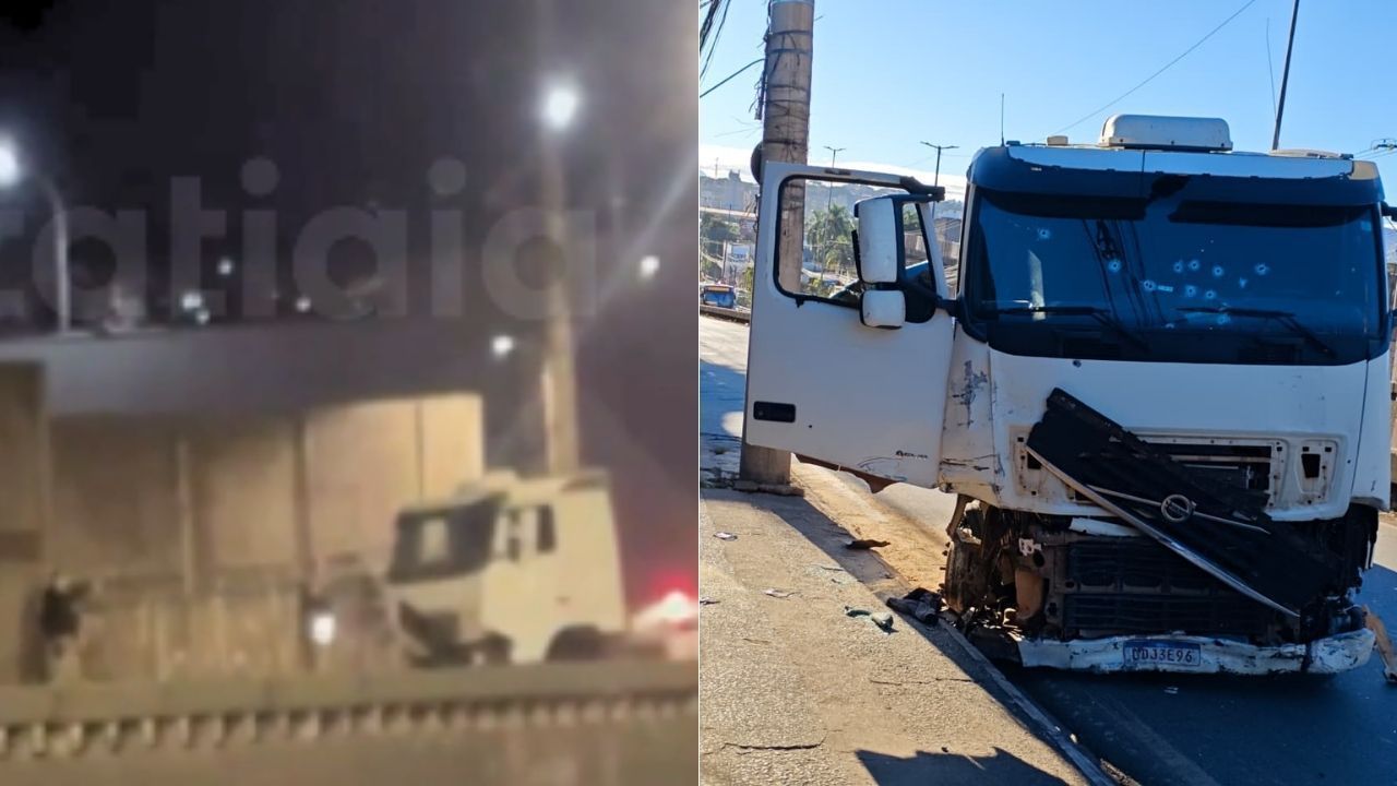 Vídeo mostra momento em que caminhoneiro é baleado pela PM em Contagem