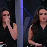 Veja o momento em que Márcia Dantas deixa o jornal aos prantos