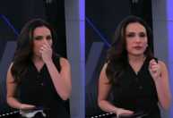 Veja o momento em que Márcia Dantas deixa o jornal aos prantos