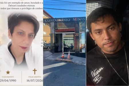 Stifanie Ribeiro Firmino e André Junior Silva de Carvalho, de 24 anos, que confessou o crime. • Imagens cedidas à Itatiaia