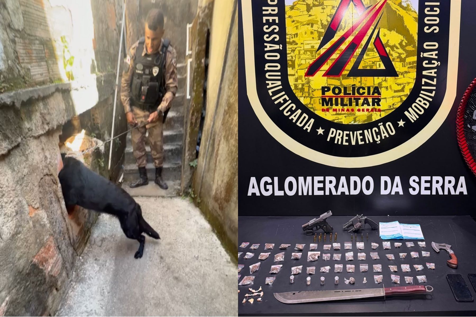 PM prende trio suspeito de integrar o Comando Vermelho e de planejar novo ataque em BH