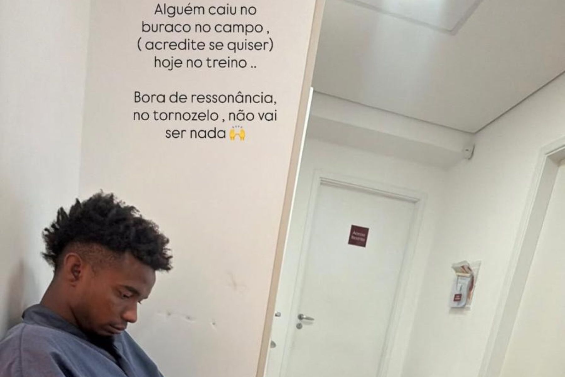 Esposa de volante do Vasco posta foto de jogador em laboratório: “Acredite se quiser”