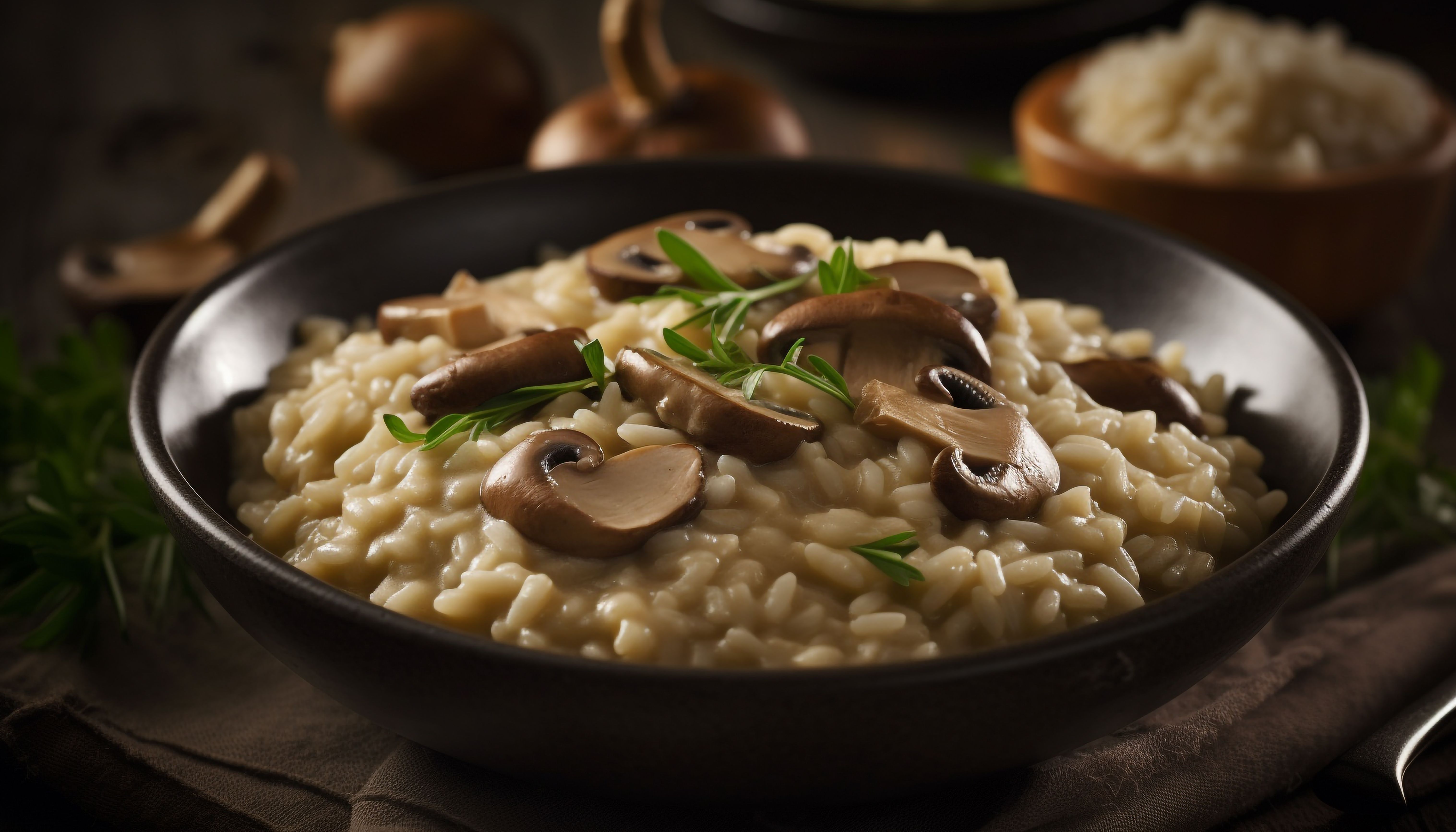 O segredo do risoto de funghi perfeito. Aprenda a receita italiana
