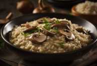 O segredo do risoto de funghi perfeito. Aprenda a receita italiana