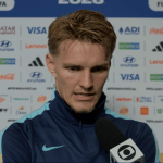 Capitão da Noruega, Odegaard se emociona ao eliminar o Brasil: ‘É inacreditável’