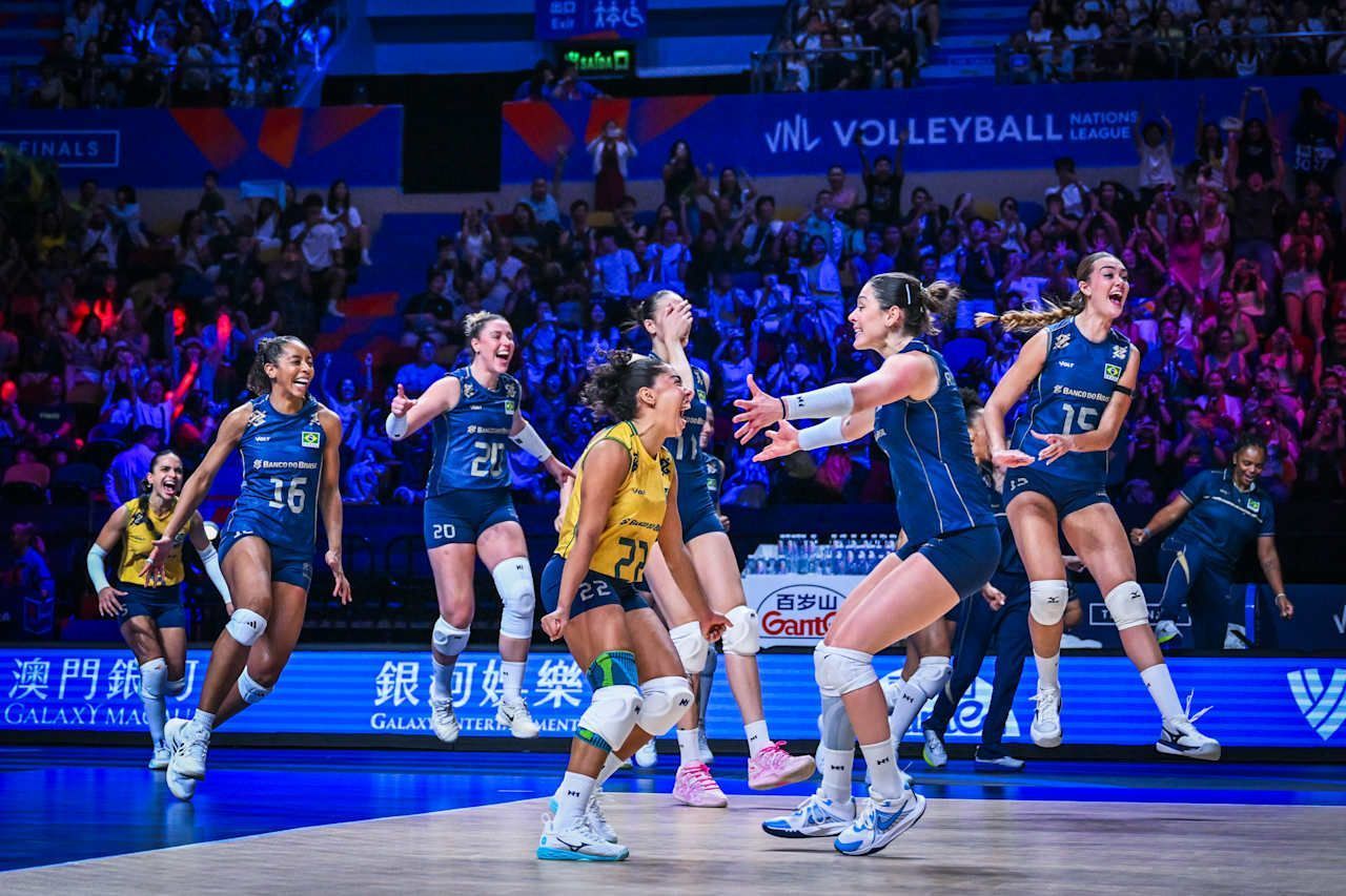 Horário e onde assistir Brasil x Turquia, pela final da Liga das Nações Feminina (VNL)