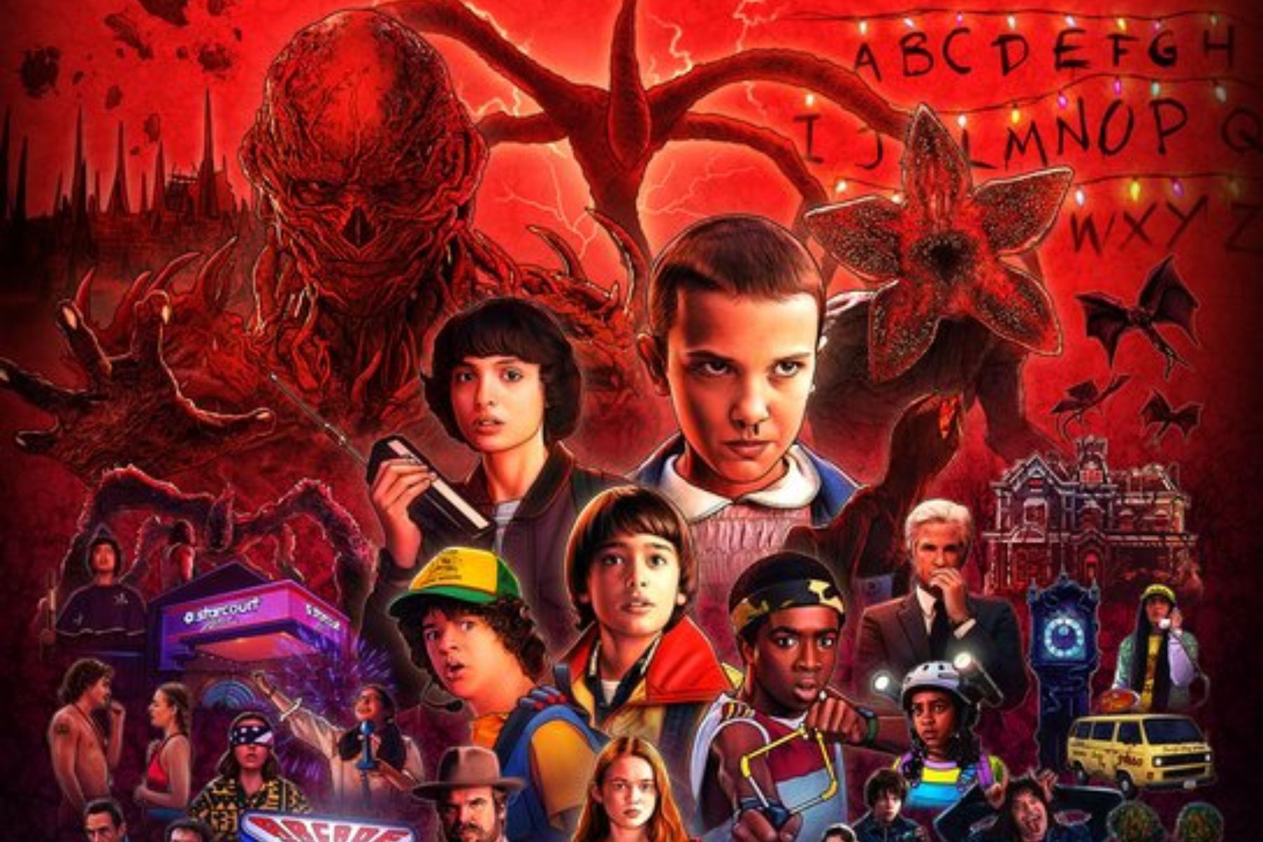 Netflix cria versão retrô de Stranger Things em comemoração aos 10 anos da série