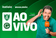 América x Goiás: assista, ao vivo, à transmissão da Itatiaia