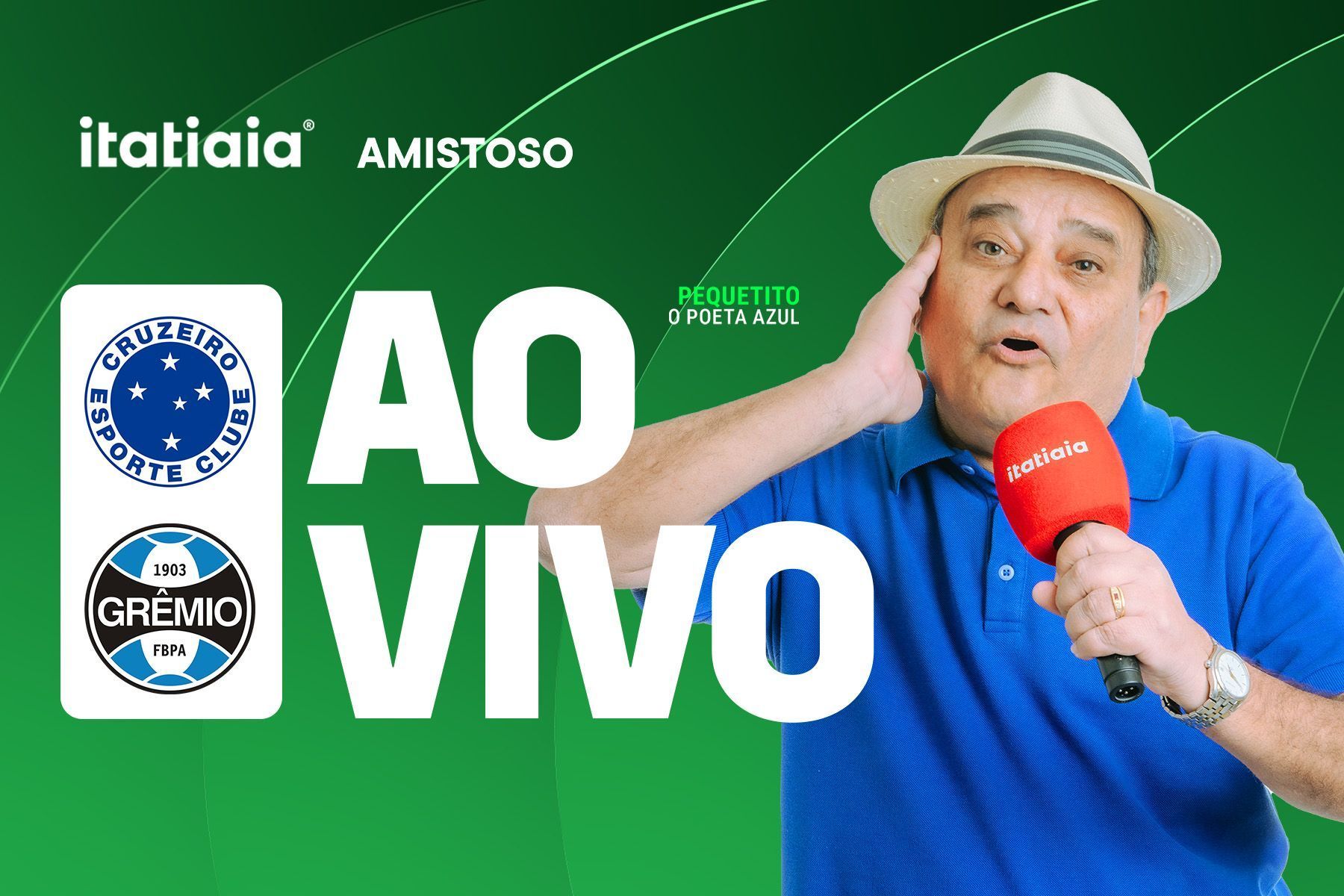 Cruzeiro x Grêmio: assista, ao vivo e com imagens, ao amistoso em Brasília