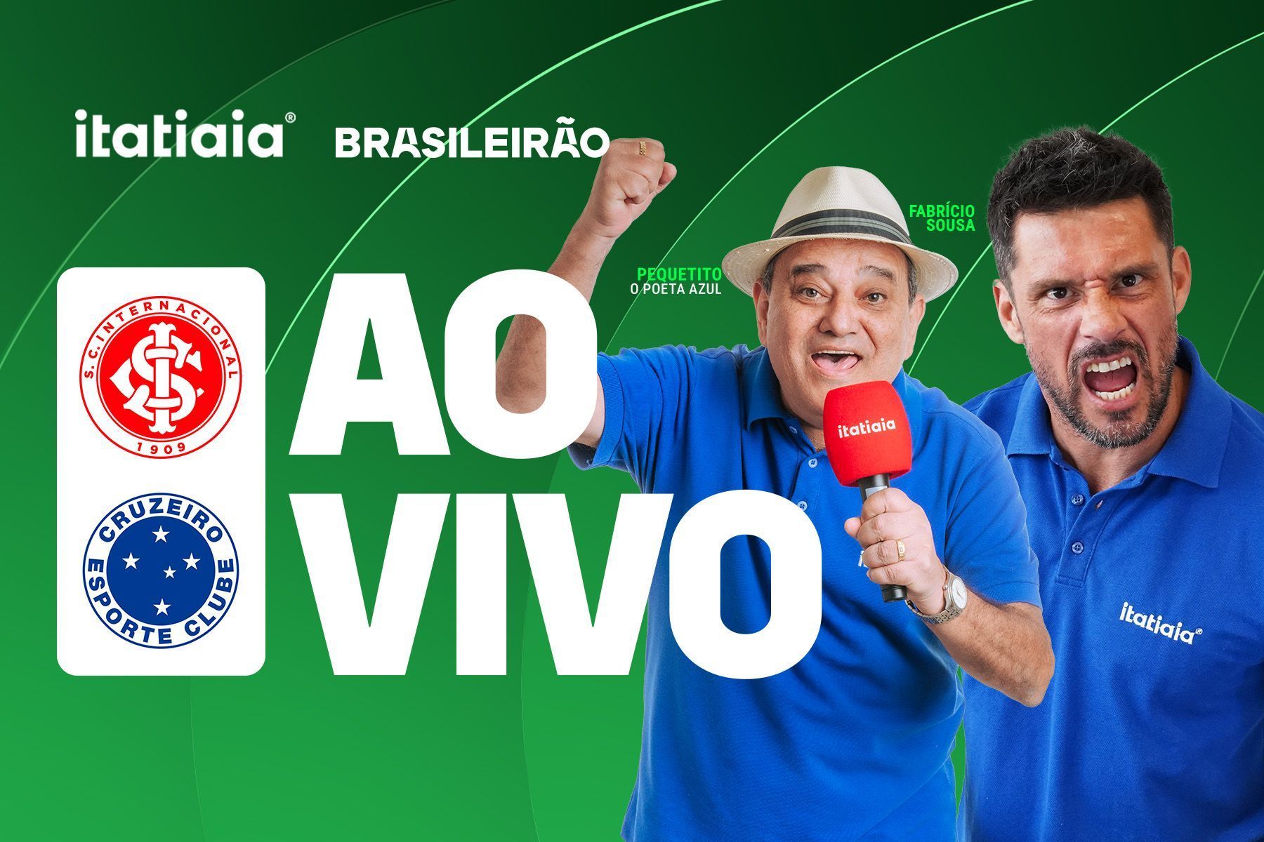 Internacional x Cruzeiro: assista, ao vivo, à transmissão da Itatiaia