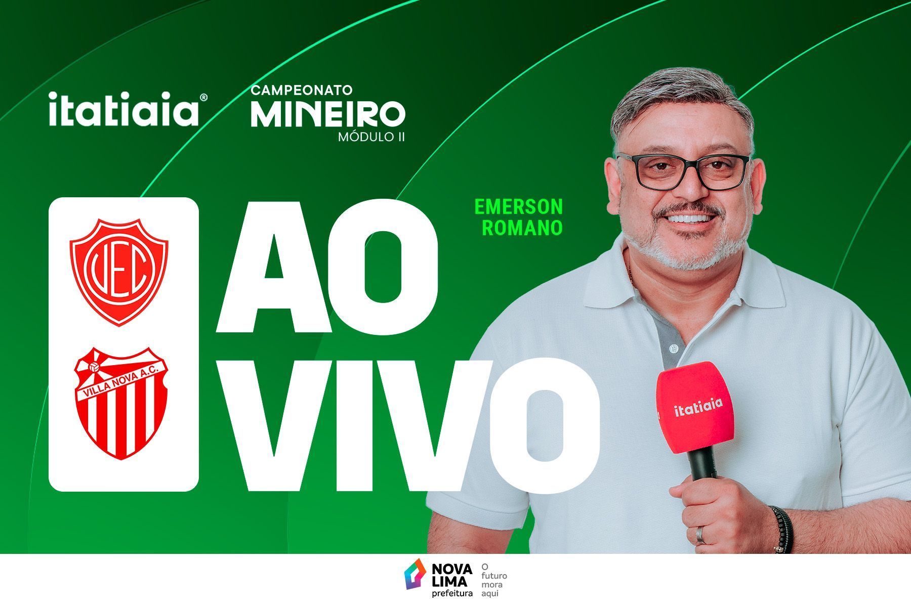 Valeriodoce x Villa Nova: assista, ao vivo e com imagens, ao Módulo II
