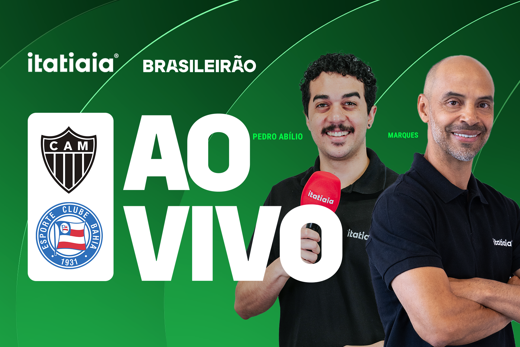 Atlético x Bahia: assista, ao vivo, à transmissão da Itatiaia