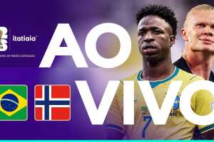 Brasil x Noruega: assista, ao vivo, à transmissão da Itatiaia