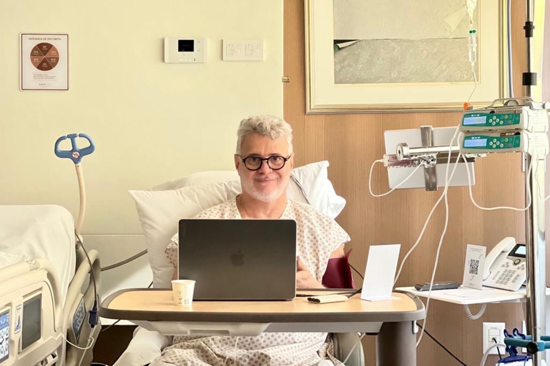 Tadeu Aguiar celebra remissão do câncer após três anos de cirurgia