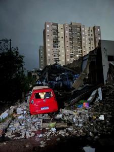 Chuva em Riberão Preto, interior de SP. • Foto: Redes Sociais
