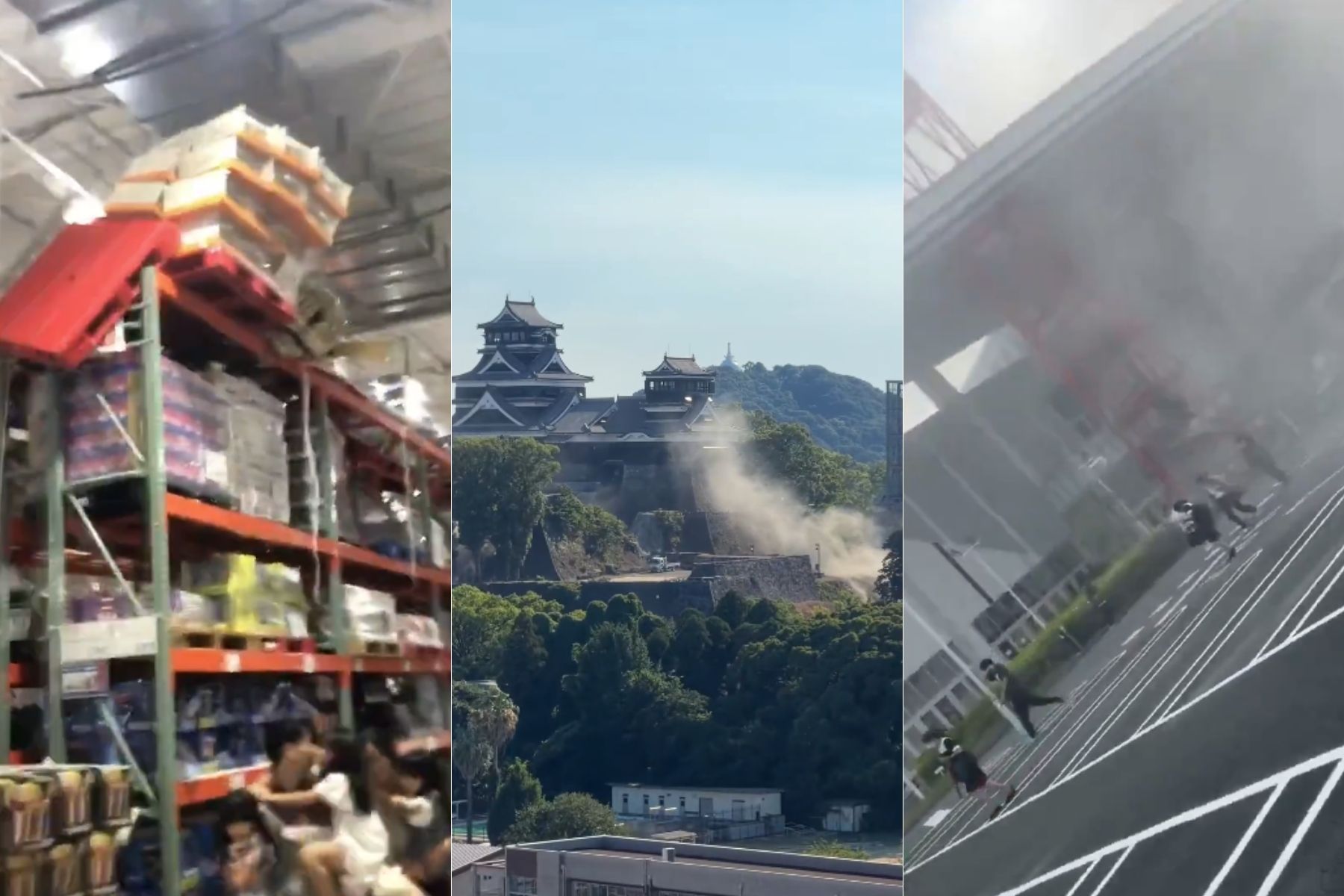 Terremoto no Japão deixa pessoas presas em shopping e causa destruição