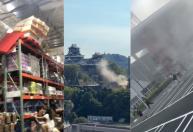 Terremoto no Japão deixa pessoas presas em shopping e causa destruição