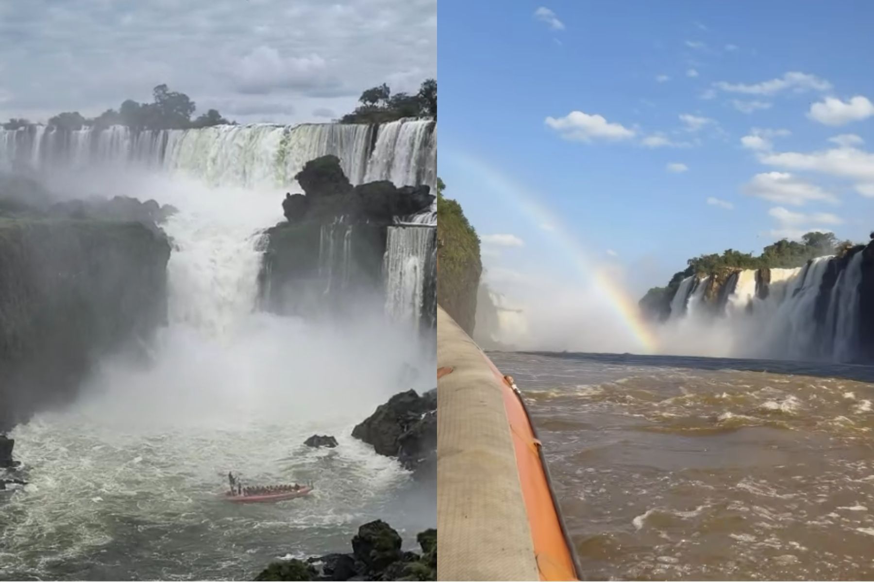 Turista holandês morre após barco virar durante passeio nas Cataratas do Iguaçu