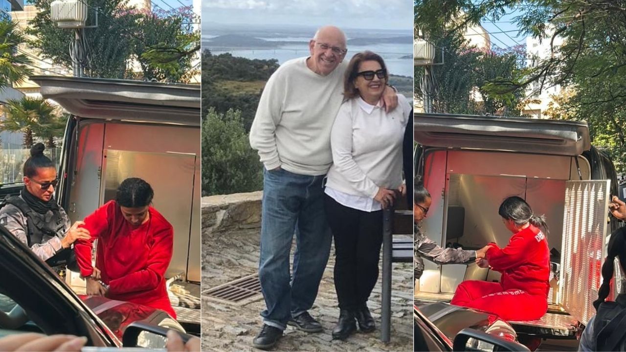 Veja momento em que mulher presa por matar casal chega ao local do crime em BH