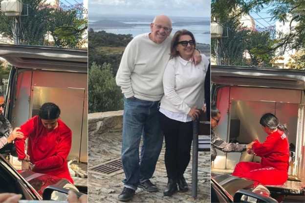 Veja momento em que mulher presa por matar casal chega ao local do crime em BH