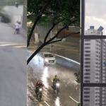 Vendaval deixa rastro de destruição e previsão indica mais chuva no RJ e em SP