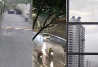 Vendaval deixa rastro de destruição e previsão indica mais chuva no RJ e em SP