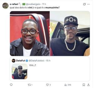 Vini Jr é comparado a Mumuzinho