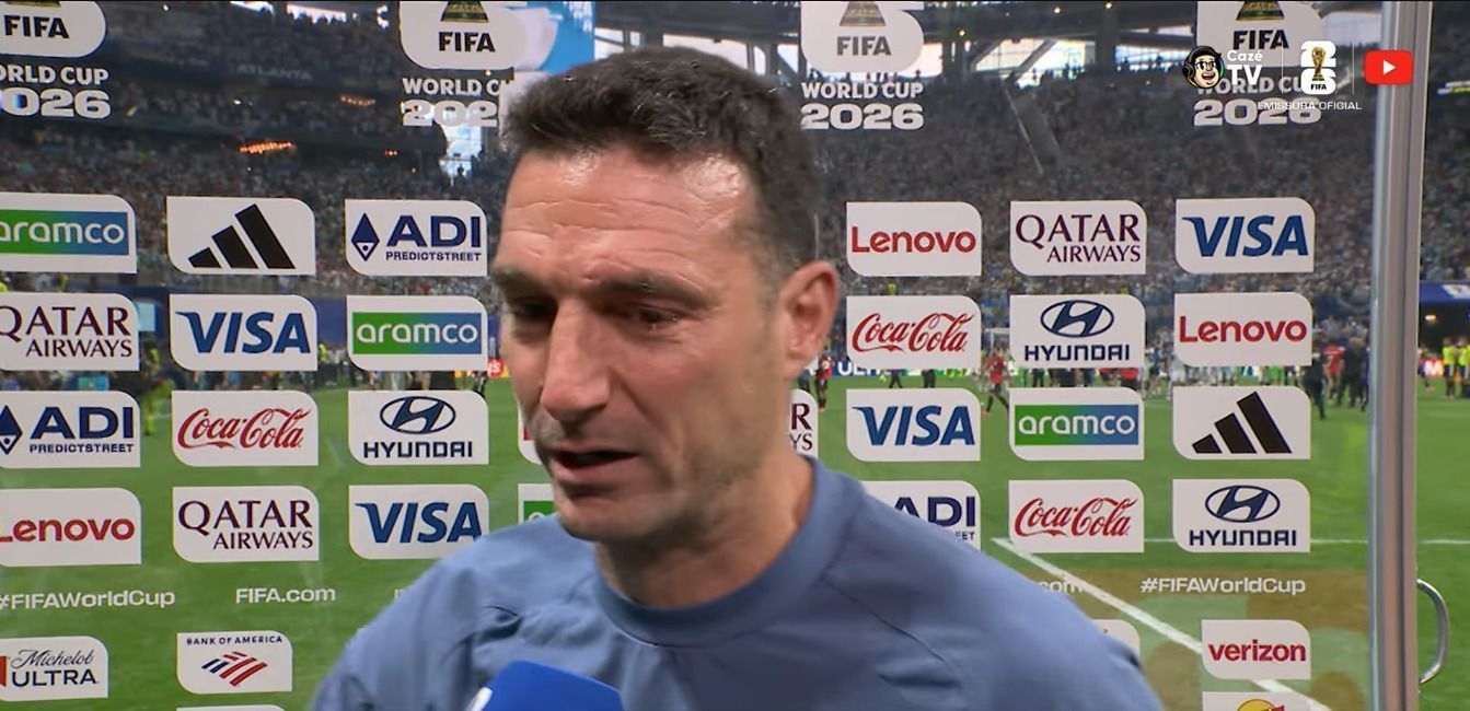 Scaloni vai às lágrimas após virada sobre Egito: ‘Estou muito emocionado’